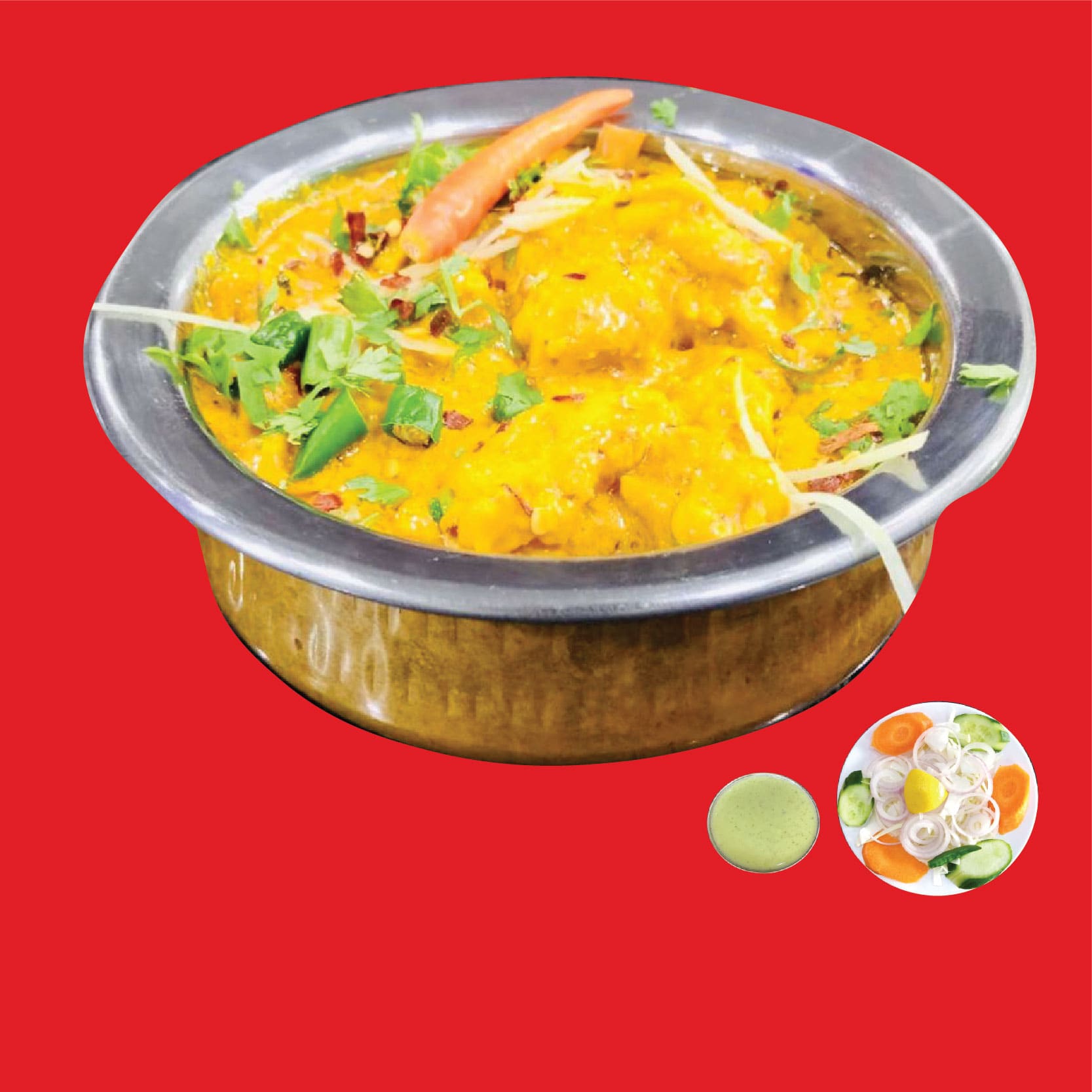 Butter chicken handi